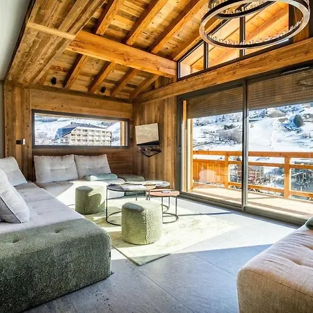 Premiere Loge 12 Pers Vue Dominante Chalet Les Deux Alpes